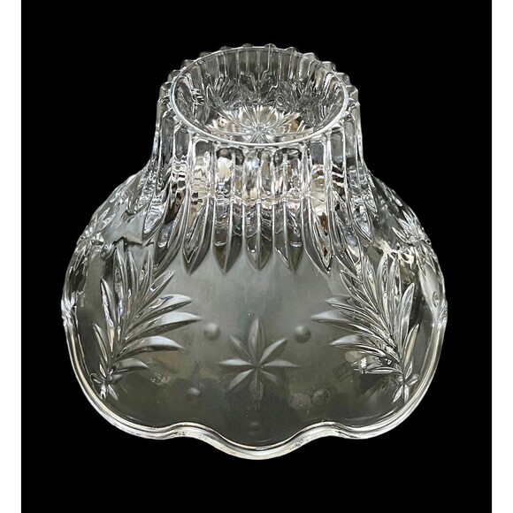 MIKASA Celebrations Christmas Night Collection 6” Crystal Footed Bowl Candy Dish - Picture 6 of 7
